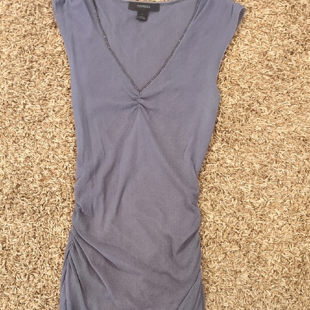 Express Women's Slate Blue Tank Top